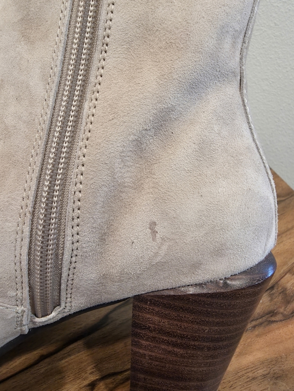 Linea Paolo Tan Western Suede Boots - Picture 9 of 11